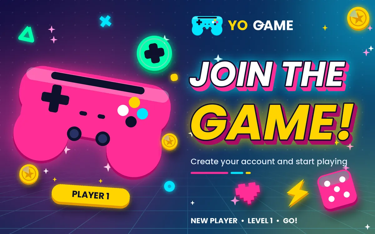 Join the game: create a YO GAME account